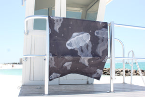 Serviette grand format microfibre Jellyfish